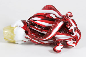 Radicchio, 2018 glass sculpture