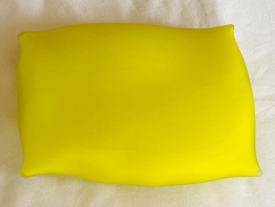 Limoncello - venetian glass pillow