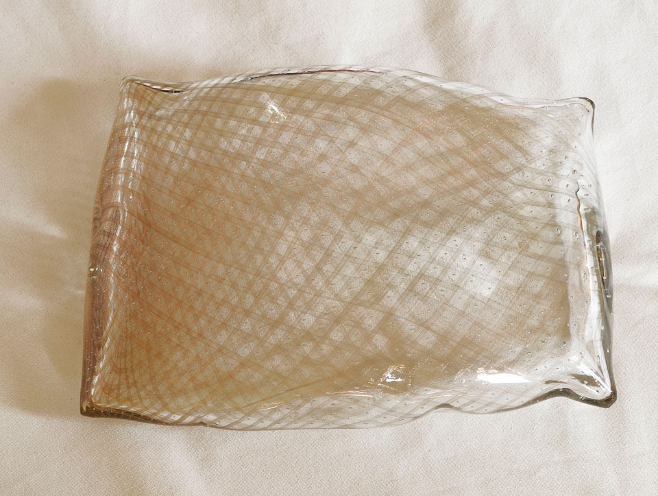 Avventurina - venetian glass pillow