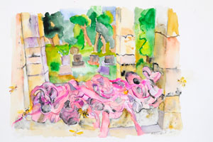 Ballet Slippers on Diagheliv’s Tomb, 2019