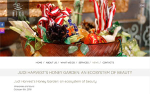 judi Harvest's Honey Garden: an ecosystem of beauty